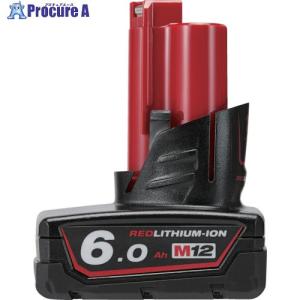 ミルウォーキー M12 6.0AHバッテリー  ▼255-3695 M12 B6 JP 