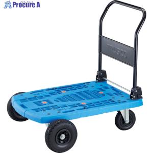 代引き不可 TRUSCO トラスコ 軽量樹脂製台車カルティオビッグ(折畳