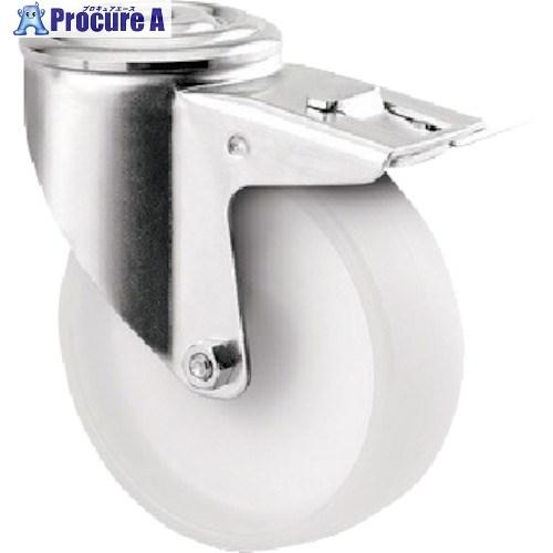 テンテキャスター ボルト穴式キャスター“ALPHA”(ナイロン車) φ80 自在式(トータルロック付...