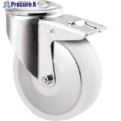 テンテキャスター ボルト穴式キャスター“ALPHA”(ナイロン車) φ80 自在式(トータルロック付...