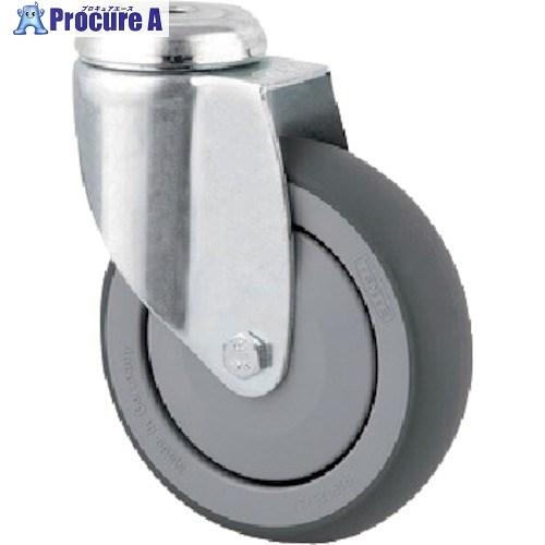 テンテキャスター ボルト穴式キャスター“AGILA”(エラストマー車) φ125 自在式  ■▼25...