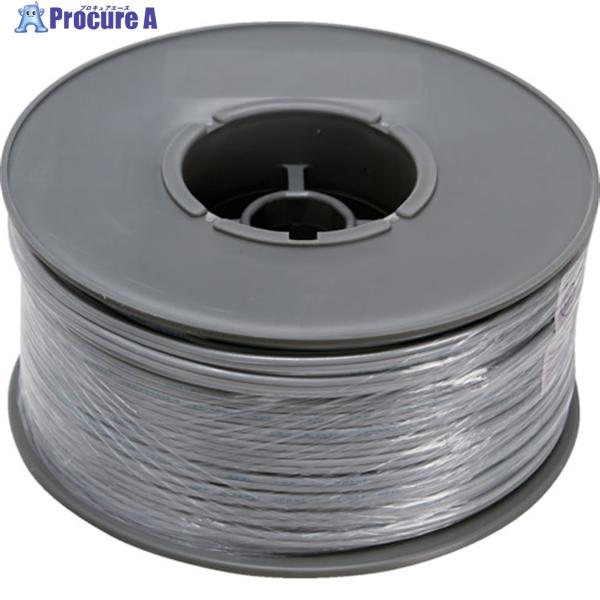 TRUSCO VFFビニールコード2.0SQ 100m グレー  ▼257-2509 VFF2.0-...