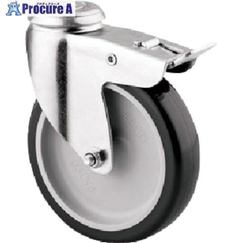 テンテキャスター ボルト穴式キャスター“AGILA”(ポリウレタン車) φ75 自在式(トータルロッ...