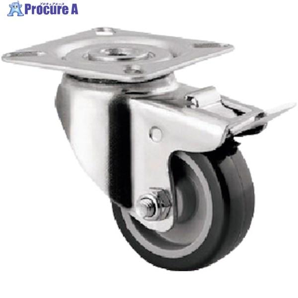 テンテキャスター プレート式キャスター“AGILA”(ポリウレタン車) φ50 自在式(ホイールロッ...