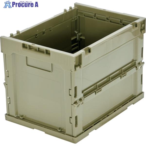 TRUSCO オリコン α折りたたみコンテナ 20L OD色  ▼259-4765 TR-S20-O...