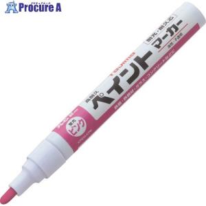 タジマ 高耐久ペイントマーカー 蛍光ピンク 中字・丸芯  ▼266-8972 KPEM-KPK  1本｜procure-a