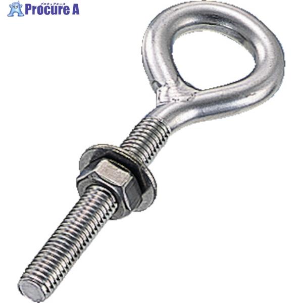 TRUSCO ロングアイボルト ステンレス製 Φ5×穴径16×M6 (1個入)  ▼274-9386...