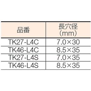 TRUSCO ジョイント金具46型L ステンレ...の詳細画像1