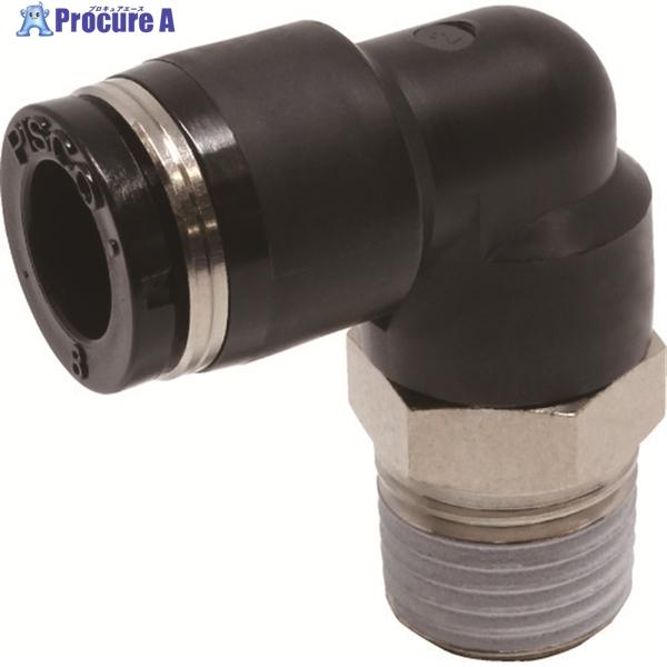 PISCO チューブフィッティング エルボ 適合外径8mm 接続口径R1/4  ▼290-8981 ...