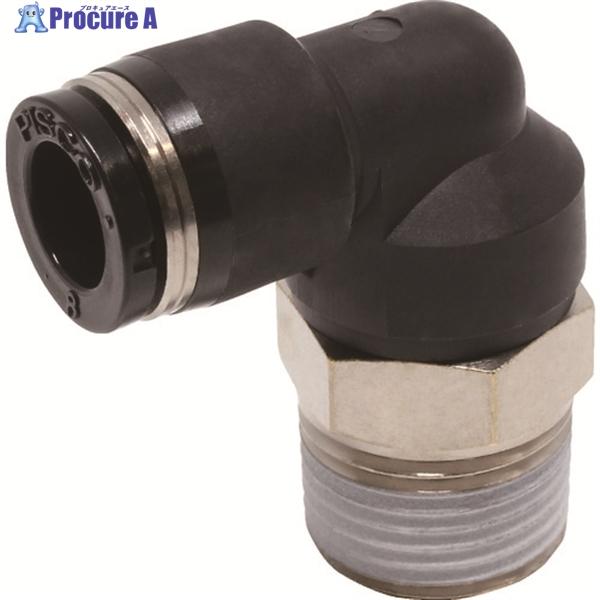 PISCO チューブフィッティング エルボ 適合外径8mm 接続口径R3/8  ▼290-8999 ...