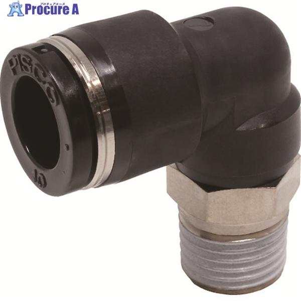 PISCO チューブフィッティング エルボ 適合外径10mm 接続口径R1/4  ▼290-9006...