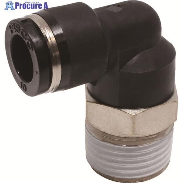 PISCO チューブフィッティング エルボ 適合外径10mm 接続口径R1/2  ▼290-9022...