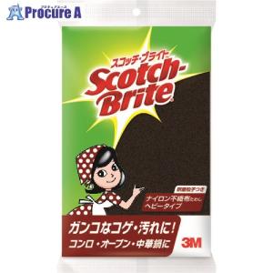 3M スコッチ・ブライト ナイロン不織布たわし ヘビータイプ  ▼294-8681 M-51  1個｜procure-a