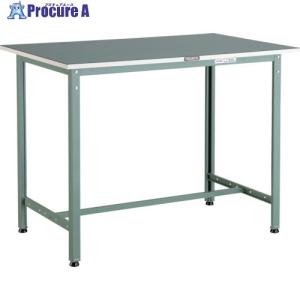 TRUSCO 軽荷重立作業台(300kg)HAE型 1500X750XH902 ビニールマット張り グリーン色 ■▼303-2183 HAE-1500E2 1台