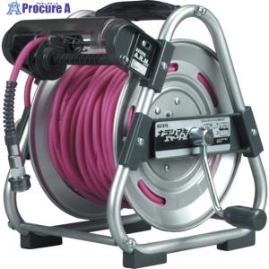 ハタヤ ナラシマキエヤーリール 20m 内径φ8.5 ソフトポリウレタンホース ▼310-8911 UDN-203 1台