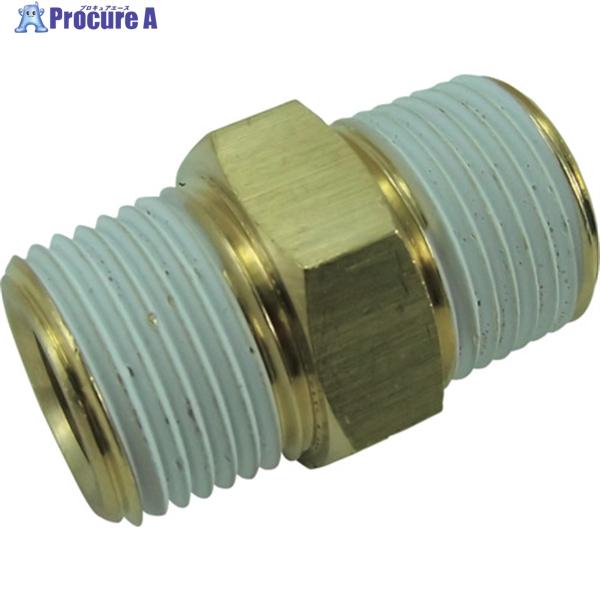 チヨダ ニップル R3/8・R3/8  ▼313-8259 N-3M-3M(GT-32)  1個