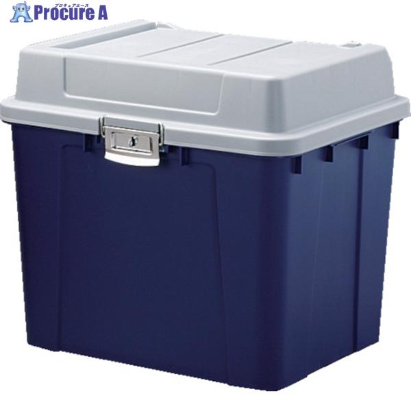 IRIS 201782 多目的屋外収納 密閉バックルストッカー548×470×498 青  ▼325...