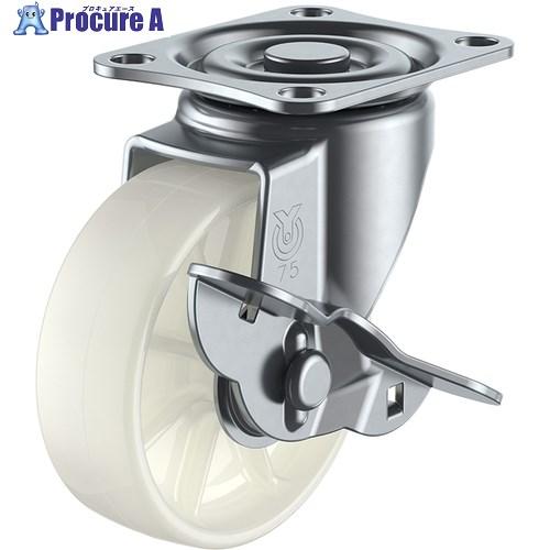 ユーエイ プレート式 自在 キャスター ナイロン 車輪径65mm ストッパー付き Sタイプ SG-S...