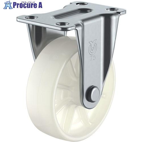 ユーエイ プレート式 固定 キャスター ナイロン 車輪径100mm  Sタイプ SR型 取付寸法82...