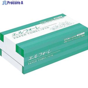エリエール エルフォーレ ペーパータオルダブル 200組(中判)