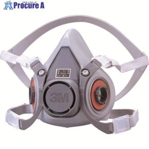 3M ガスマスク 面体 Mサイズ 回収缶 防塵マスク 6000 6001 3M防毒マスク6000シリーズ+吸収缶6001/5911S1セット : ウレタン