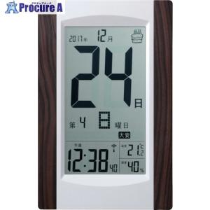 ADESSO デジタル日めくり電波時計  ▼336-5137 KW9256  1個