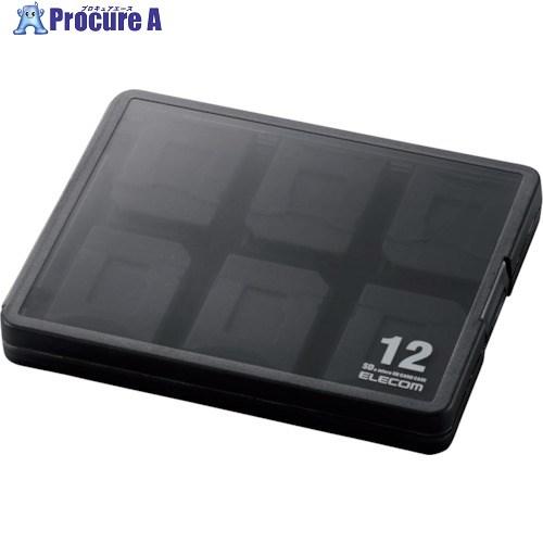 エレコム SDカードケース 12枚収納 SD/microSD  ■▼336-5386 CMC-06N...