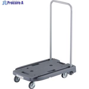 TRUSCO 樹脂台車 こまわり君 省音G車輪 600X390 アーセナルグレー  ▼336-6635 MP-6039N2-DG  1台