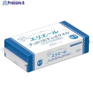 エリエール Plus＋キレイすっきりお手ふきタオル100枚  ▼337-0036 823456  1ケース