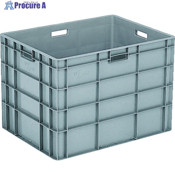 サンコー TP規格コンテナ 213400 TP465L(取手有)ライトグレー  ▼342-1805 ...