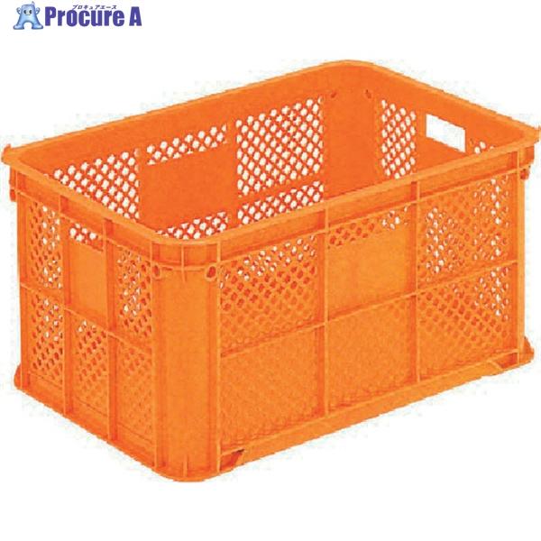 サンコー スタッキングコンテナー 106900 サンテナーB#80オレンジ  ▼342-4766 S...