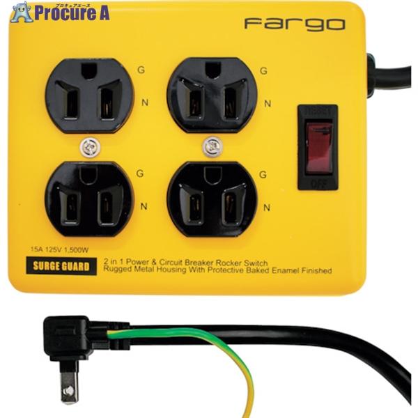 Fargo スチールタップ AC4個口 イエロー  ▼346-3019 PT400YE  1個