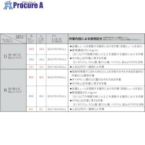 3M 使い捨て式防じんマスク 8205 DS2...の詳細画像2