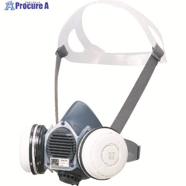 シゲマツ 防毒マスク吸収缶面体(09992)  ▼353-1864 GM81S(M/S)  (099...