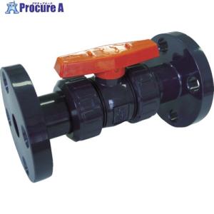 エスロン 塩ビ製ボールバルブ フランジ式 本体PVC OリングEPDM 50 長さ234mm×高さ185mm  ▼355-6654 BV50FX  1個｜procure-a