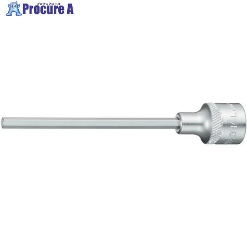 TONE ロングヘキサゴンソケット 対辺寸法4mm ビット長さ73mm  ▼356-6064 3H-...
