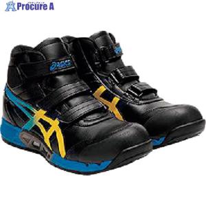 ASICS ウィンジョブCP701 ブラックXブラック 24.5cm asics 安全 靴