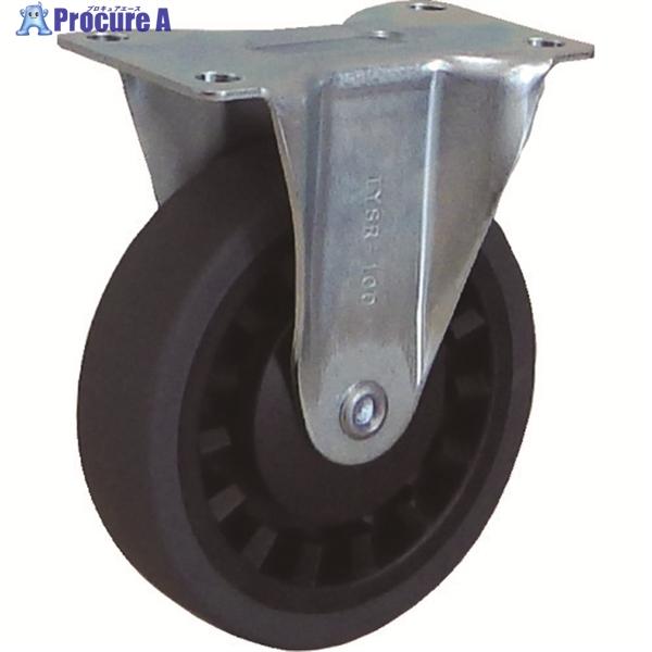 TRUSCO 樹脂台車カルティオ用省音キャスター Φ100エラストマー車 固定  ▼359-9604...