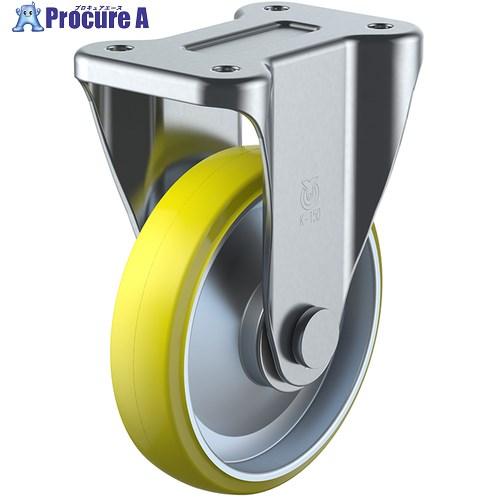 ユーエイ プレート式 固定 キャスター 帯電防止ウレタン 車輪径100mm  Jタイプ K型 取付寸...