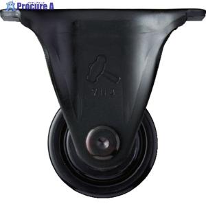 ハンマー プレート式 固定 キャスター 52X52 ナイロン(ベアリング入)車(双輪) 38mm 低床式 中荷重 ▼367-2085 550R-NRB38 1個