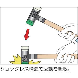 OH Gショックレスハンマー(グラスファイバー...の詳細画像2