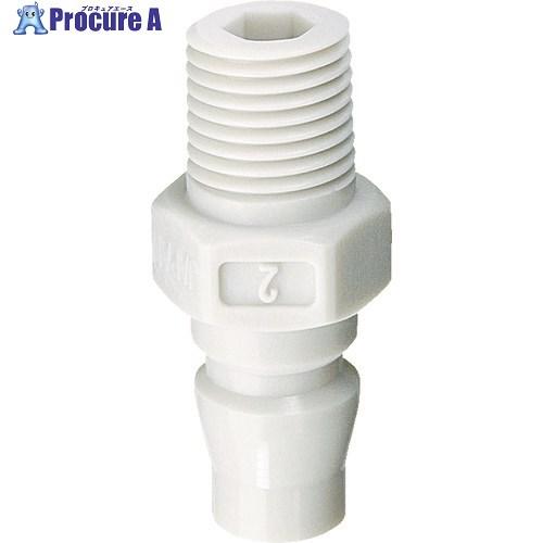 JOPLAX 樹脂プラグ 相手側取付メネジRc(PT)1/4  ▼375-3859 JS-02W  ...