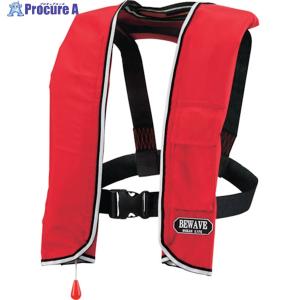 OCEANLIFE 自動膨張式ショルダータイプ 作業用ライフジャケット レッド