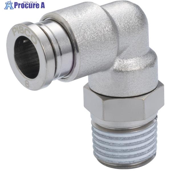 PISCO チューブフィッティング ブラスエルボ チューブ6 ネジR1/8 ゴムHNBR カバー無 ...