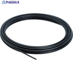 ピスコ ソフトナイロンチューブ 黒 6X4.0 100M  ▼378-1445