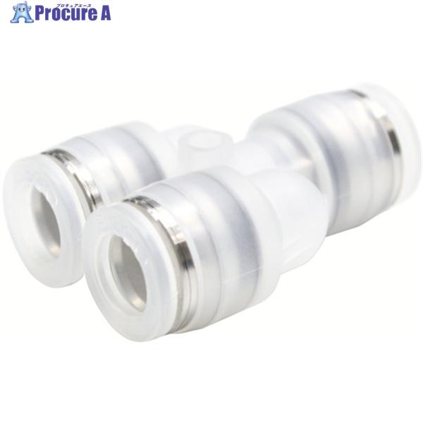 PISCO チューブフィッティング ユニオンワイ PPタイプ  ▼378-2522 PPY10  1...