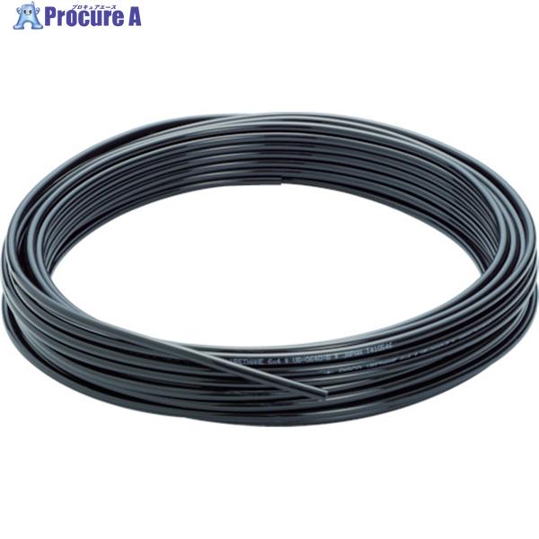 PISCO ウレタンチューブ 黒 10X6.5 20M  ▼378-3251 UB1065-20-B...