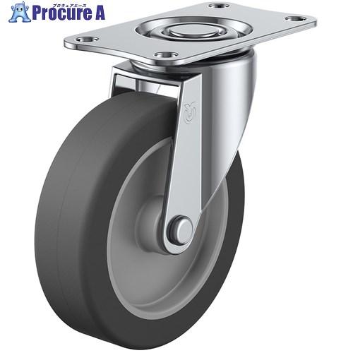 ユーエイ プレート式 自在 キャスター エラストマー 車輪径50mm  Eタイプ E型 取付寸法56...