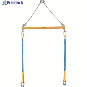 スーパー 2点吊用天秤 容量:500kg スパン長:800mm ▼381-2839 PSB508 1台 ●YA513