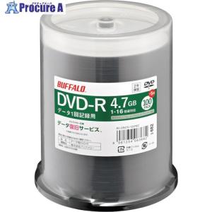 バッファロー 光学メディア DVD-R PCデータ用 4.7GB 法人チャネル向け 100枚＋5枚  ▼382-2050 RO-DR47D-105PWZ  1パック｜procure-a